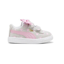 Puma Suede Classic ReBow Slip On Toddler Girls Grey Sneakers Casual Shoes 38961