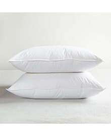 Bokser Home 2 Pack Soft White Duck Feather & Down Bed Pillow - King/Cal King