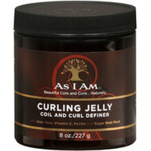 Средства для ухода за волосами As I Am Curly Jelly Coil & Curl Definer Разделяющий и фиксирующий гель для кудрявых волос 227 г