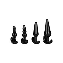 Vielseitiges Analplug-Set, 4 Teile, 9,5 ‑ 12,5 cm