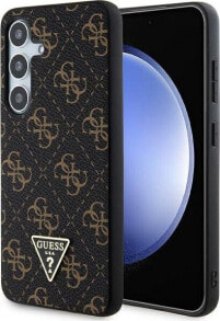 Guess Guess GUHCS24MPG4GPK S24+ S926 czarny/black hardcase 4G Triangle