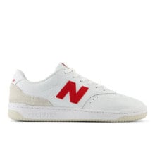 New Balance Unisex BB80 White/Red Size 7 D