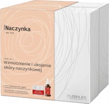 FLOSLEK_SET Stop Naczynka krem odżywczy do twarzy 50ml + koncentrat do twarzy redukujący przebarwienia 30ml