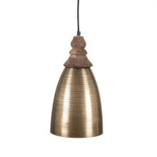 Ceiling Light 22 x 22 x 42 cm Golden Iron 60 W