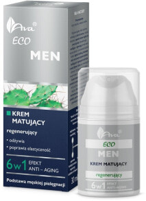 6in1 Mattierende und regenerierende Gesichtscreme - Ava Laboratorium Eco Men Cream