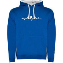 KRUSKIS Skateboard Heartbeat Two-Colour Hoodie