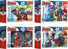 Купить пазлы для детей Trefl: Trefl Puzzle 54el mini Bohaterowie Marvel 54166 TREFL