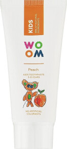 Kinderzahnpasta mit Pfirsichgeschmack - Woom Kids Peach Toothpaste