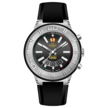 Мужские наручные часы с ремешком Мужские наручные часы с черным силиконовым ремешком Jacques Lemans U-50A ( 45 mm)