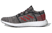 adidas Pureboost Go 低帮 跑步鞋 男女同款 灰红白 / Кроссовки Adidas Pureboost Go F36193