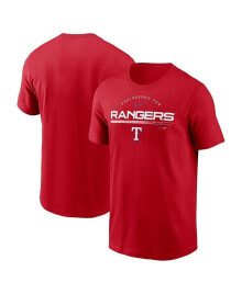 Men's Red Texas Rangers Team Engineered Performance T-shirt