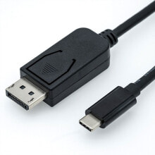 ROLINE 11.04.5846 видео кабель адаптер 2 m DisplayPort USB Type-C Черный