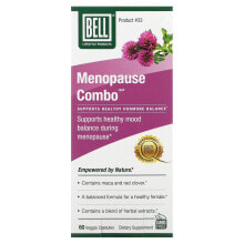 Bell Lifestyle, Master Herbalist Series, комбо для менопаузы, 60 капсул