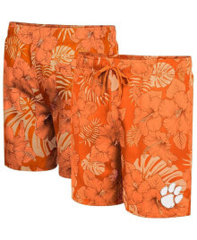 Colosseum men's Orange Clemson Tigers The Dude Swim Shorts