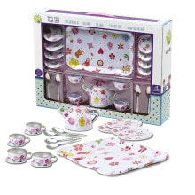 TACHAN Pink Game With 19 Piece Steel Tray