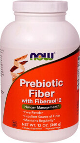 Клетчатка nOW Prebiotic Fiber with Fibersol 2 Пребиотическое волокно с фиберсолом для управления голосом 340 г