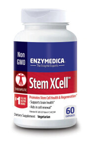 Витаминно-минеральные комплексы Enzymedica Stem XCell Пищевая добавка бустер стволовых клеток для обновления и регенерации тканей оранизма 60 капсул