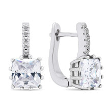 Ювелирные серьги original silver earrings with zircons EA670W