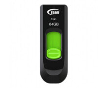 Team Group C145 USB флеш накопитель 64 GB USB тип-A 3.2 Gen 1 (3.1 Gen 1) Черный, Зеленый TC145364GG01