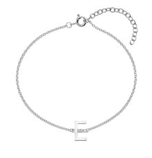 Браслеты silver bracelet with diamonds letter "E" Love Letters DL616