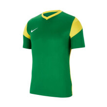 Мужские спортивные футболки и майки мужская футболка спортивная зеленая с логотипом Nike Dri-FIT Park Derby III M CW3826-303 T-shirt