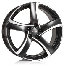 Колесный диск литой Alutec Shark racing-black polished 7.5x17 ET38 - LK5/114.3 ML70.1