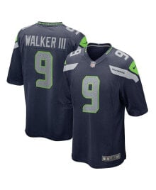 Nike men's Kenneth Walker III College Navy Seattle Seahawks 2022 NFL Draft Pick Player Game Jersey