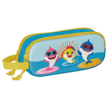 SAFTA Baby Shark 3D Double Pencil Case