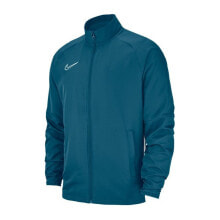 Олимпийки Мужская куртка спортивная на молнии синяя Nike Dry Academy 19 M AJ9129-404