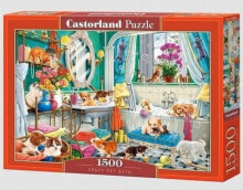 Castorland Puzzle 1500 Crazy Pet Bath CASTOR