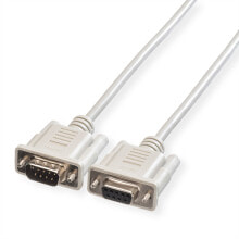 ROLINE 6m RS232 кабель последовательной связи Серый 9-pin D-SUB RS232 11.01.6260