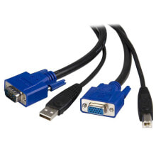 STARTECH PS/2 HD-15 VGA 2 In 1 KVM Universal 3 m Cable