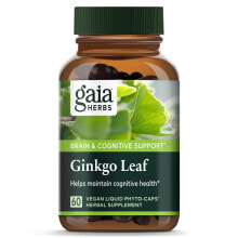 Гинкго Билоба Gaia Herbs Single Herbs Ginkgo Leaf Экстракт листьев гинкго билоба 60 капсул