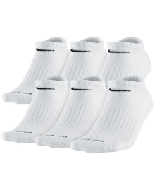 Nike men's Everyday Plus Cushioned Training No-Show Socks 6 Pairs