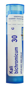 Витамины и БАДы от простуды и гриппа Boiron Kali bichromicum 30C Дихромат калия от простуды с густыми выделениями из носа гомеопатическое средство 80 пеллет