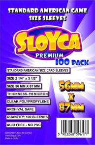 SLOYCA T-shirts Standard American Premium 56x87mm (100pcs)