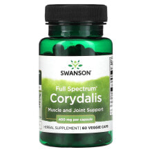 Растительные экстракты и настойки swanson, Full Spectrum Corydalis, 400 mg, 60 Veggie Caps