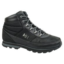 Мужские кроссовки спортивные треккинговые черные кожаные высокие демисезонные Helly Hansen Calgary M 10874-991 shoes