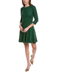 Купить женские платья Leota: Leota Rib Knit A-Line Dress Women's Green L