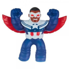 BANDAI Cap America Samoa Wilson Goo Jit Zu Dc Heroes Action Figure