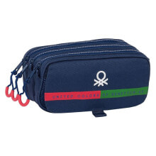 SAFTA Large Triple Benetton Pencil Case