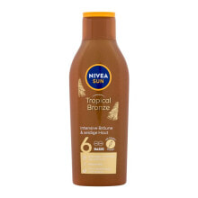 Nivea Sun Tropical Bronze Milk SPF6 200 ml sonnenschutz wasserfest unisex