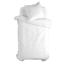 Duvet cover set HappyFriday Basic Kids White Single 2 Pieces