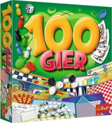 Настольные игры для компании trefl Gra planszowa 100 gier