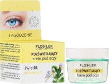 Aufhellende Augencreme mit Augentrost und Vitamin C - Floslek