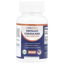 Bacillus Coagulans, 5 Billion CFU, 60 Vegetable Capsules