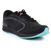 Мужская спортивная обувь для бега Мужские кроссовки спортивные для бега черные текстильные низкие Saucony Shadow 5000 Evr