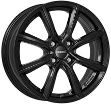 Колесный диск литой Dezent TN black 7x17 ET35 - LK4/98 ML58.1