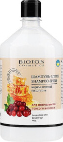 Revitalisierendes Glanzshampoo für normales bis trockenes Haar - Bioton Cosmetics Shampoo