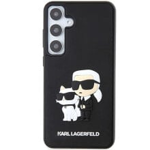 KARL LAGERFELD KLHCS24S3DRKCNK S24 S921 3D Rubber Karl&Choupette phone case